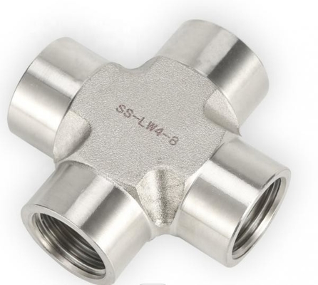 Astm A815 Socket Weld Cross , Industrial Forged Pipe Fittings
