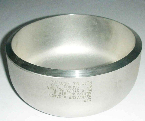 Asme B16.9 Stainless Steel Pipe Fittings Cap Buttweld 24 Inch