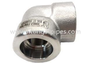 High Precision Forged Steel Pipe Fittings , Butt Weld Elbow 90 Degree